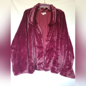 SZ 3X AVA & VIV FAUX FUR COAT
